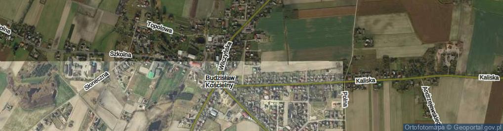 Zdjęcie satelitarne św. Pustelników ul.